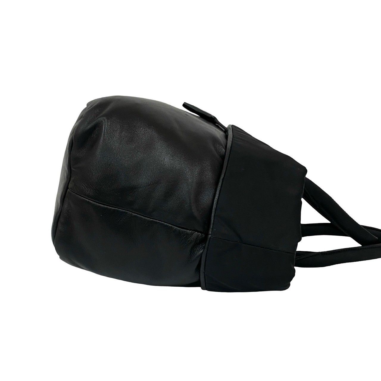 【極美品】プラダ　トートバッグ　ハンド　ショルダーバッグ　ナイロン　レザー 極 美品 PRADA プラダ 三角ロゴ 金具 ナイロン レザー 本革 2way