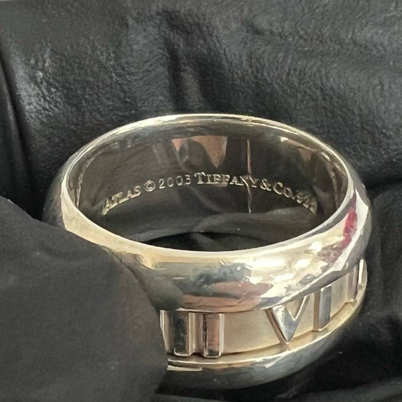 極 美品 希少品 TIFFANY&Co. ティファニー アトラス リング シルバー