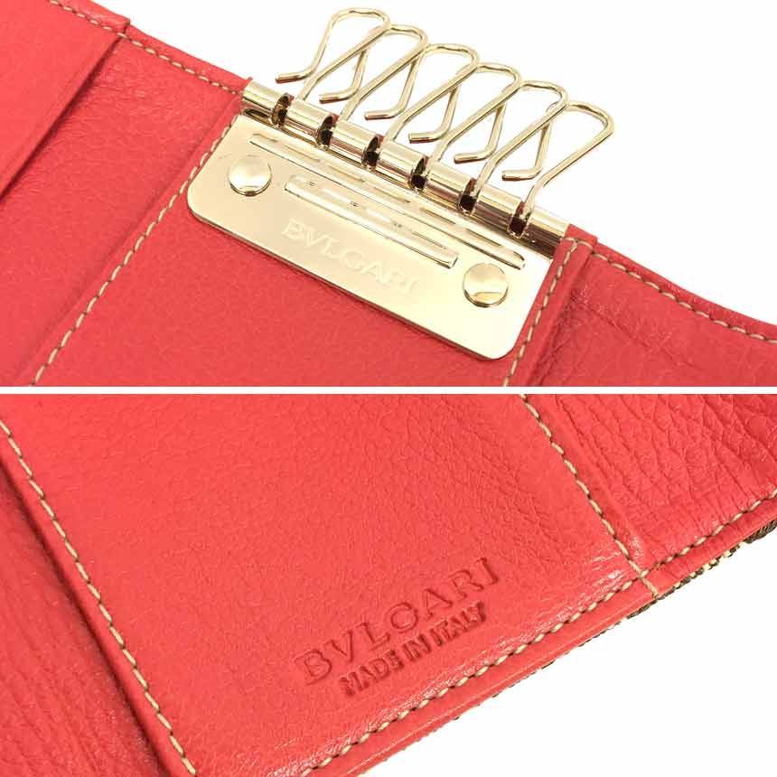 BVLGARI ブルガリ ロゴマニア マキシ レッタレ ジャガード 6連キー