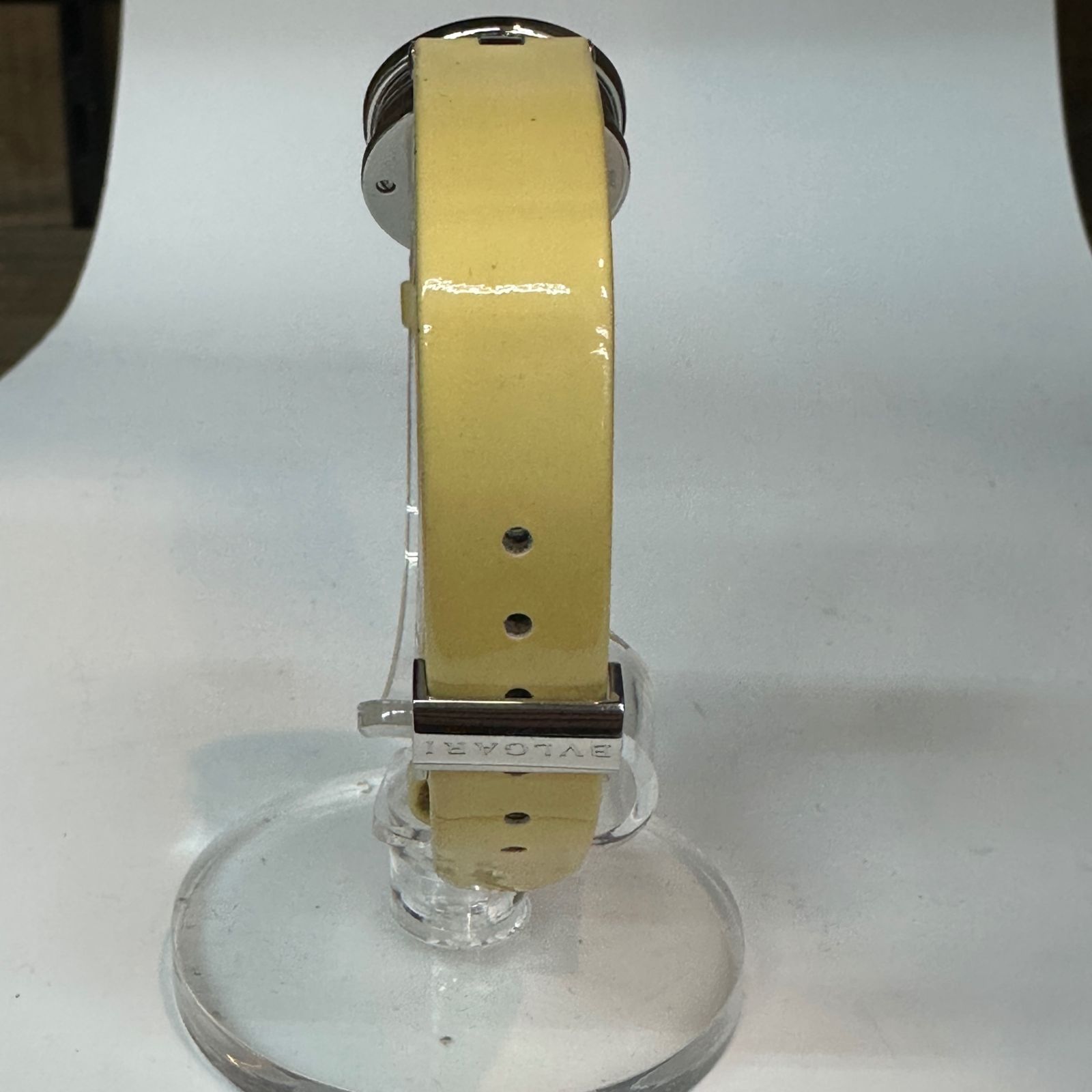 ○ BVLGARI ブルガリ ビーゼロワン BZ22S ダイヤ シェル 革ベルト