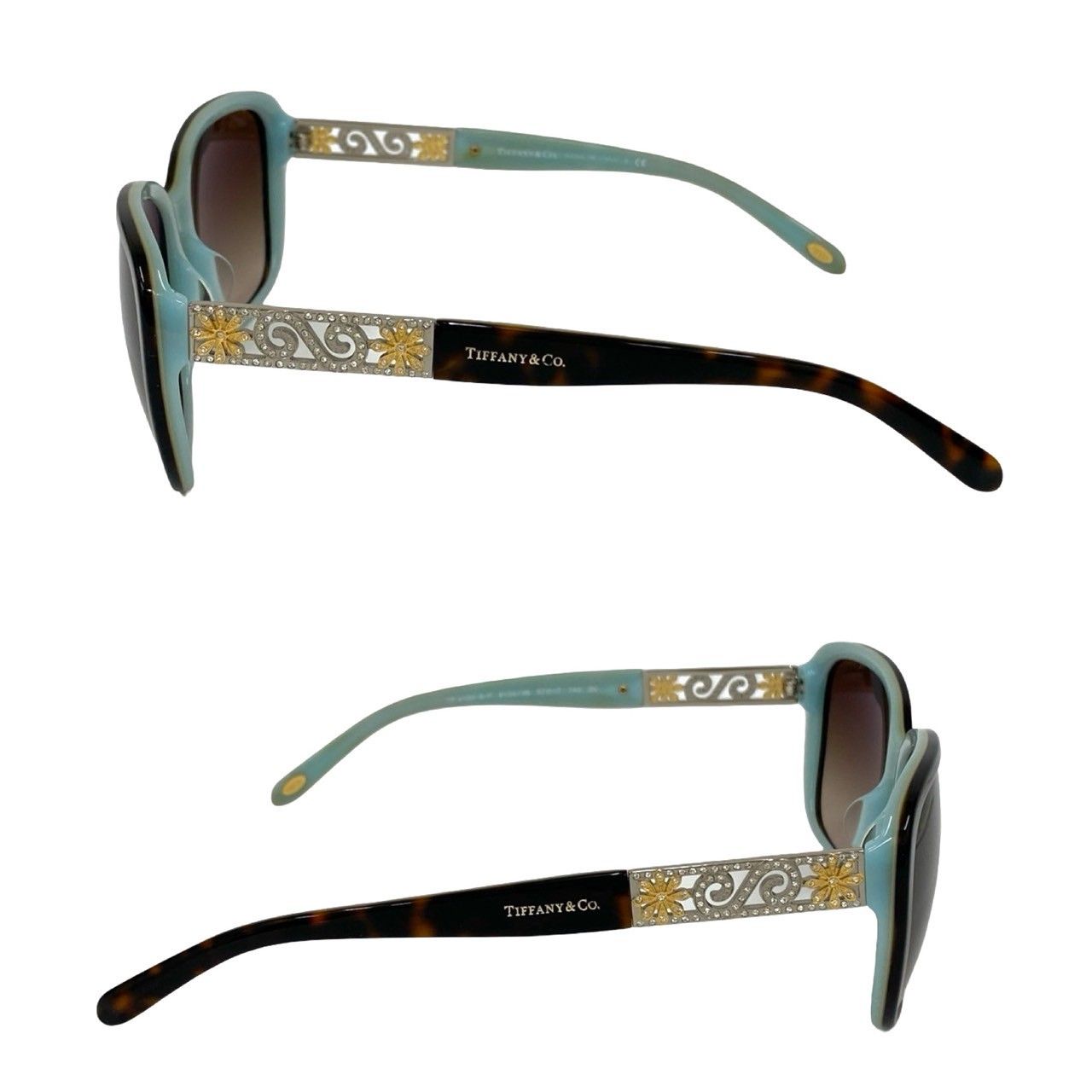 極 美品 ケース 袋付き TIFFANY&Co. ティファニー ビジュー サングラス