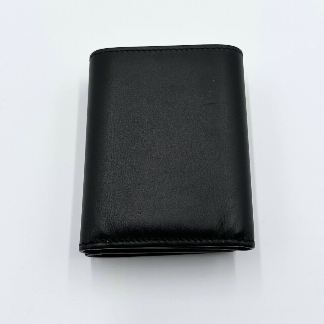 美品】LOEWE アナグラム レザー トライフォールド 3つ折り財布
