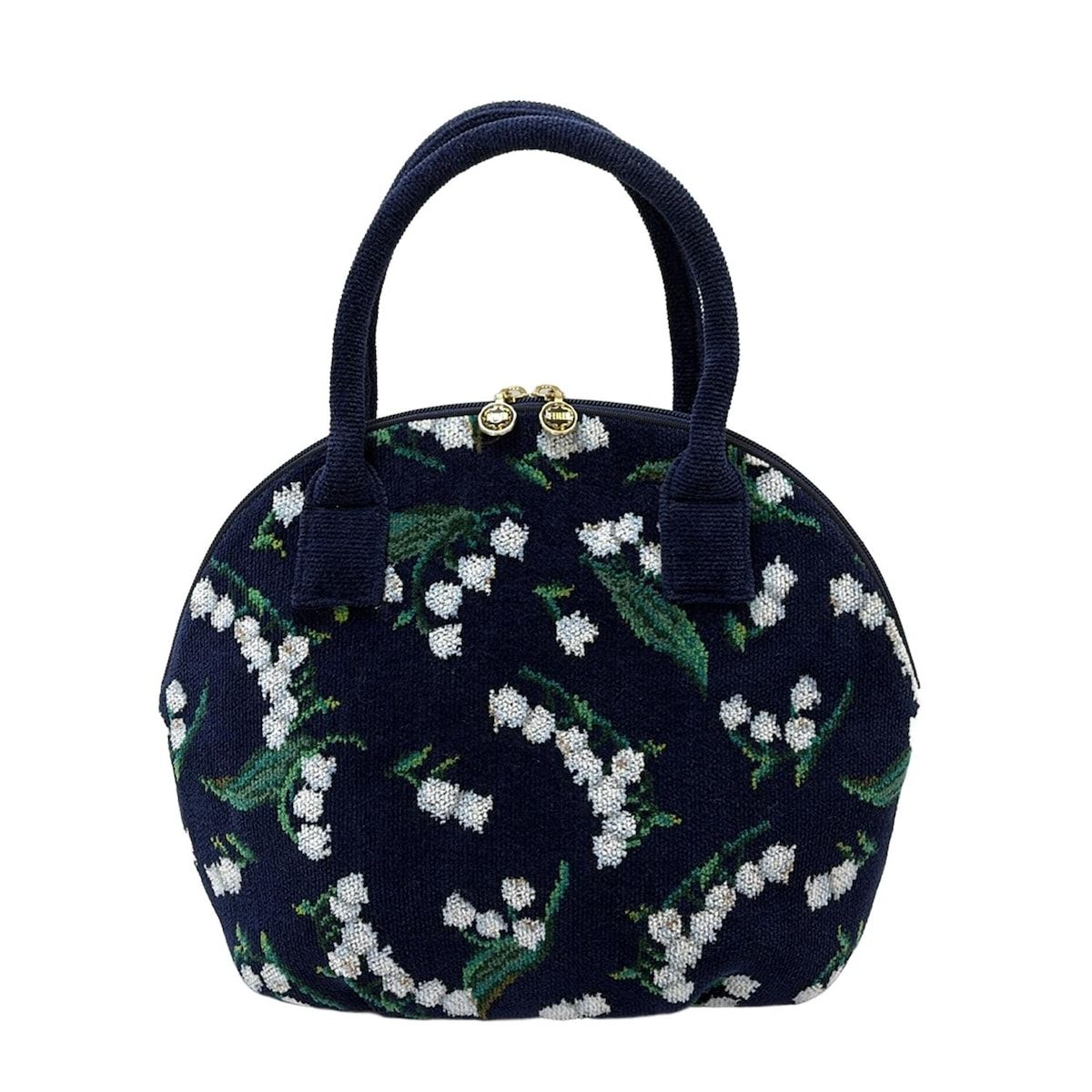 新品未使用FEILER ネイビー 花柄 ハンドバッグ FEILER(フェイラー) ハンドバッグ - ネイビー×白×マルチ 花柄 - メルカリ