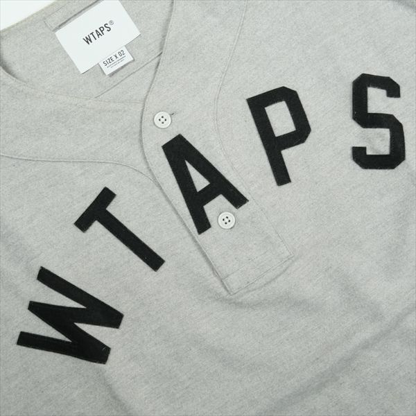 Size【M】 WTAPS ダブルタップス 22SS LEAGUE SS COTTON FLANNEL GRAY