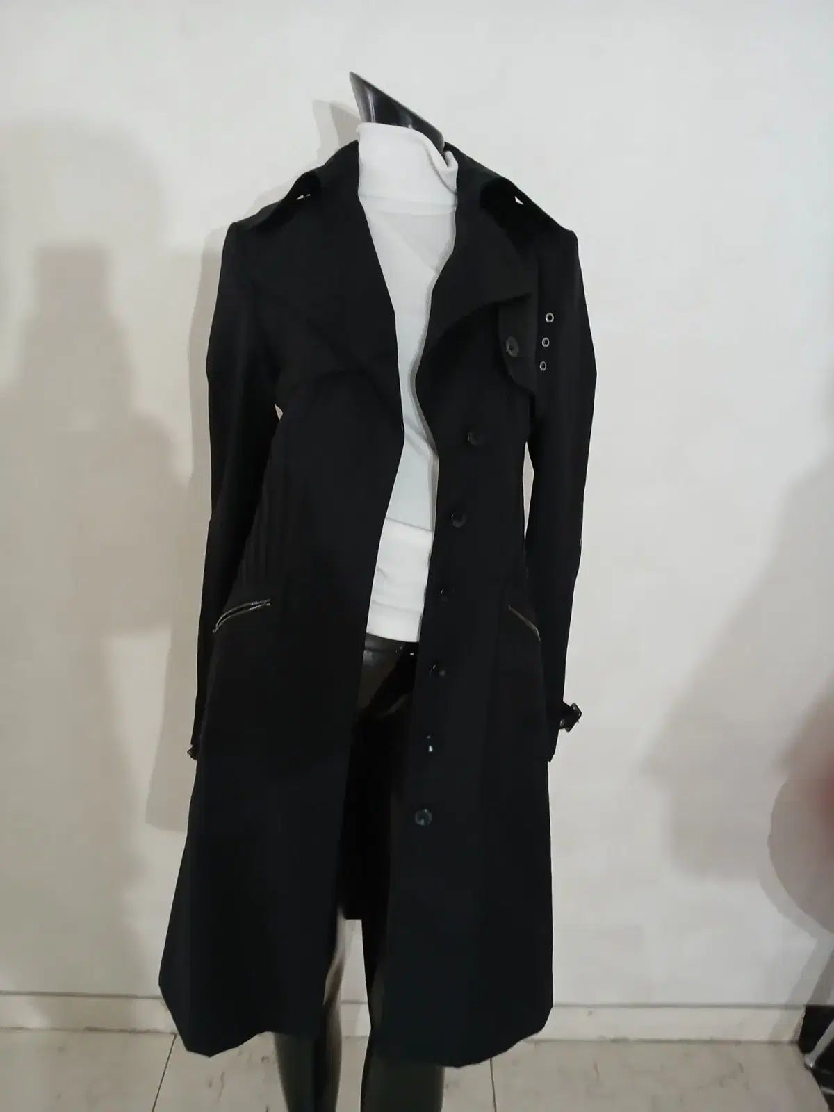 ステラマッカートニー　トレンチコート ステラマッカートニー STELLA McCARTNEY 24SS ポンチョトレンチコート