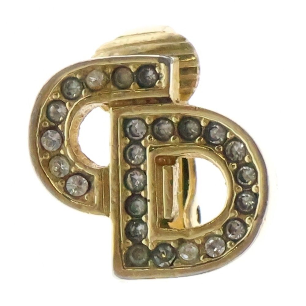 Christian Dior (クリスチャンディオール) CDロゴ ラインストーン
