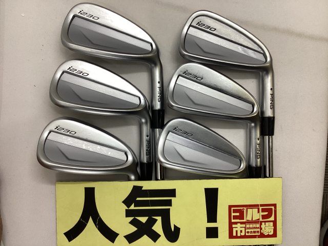 中古】アイアンセット ピン 【人気】i230 アイアン 黒ドット 6本セット