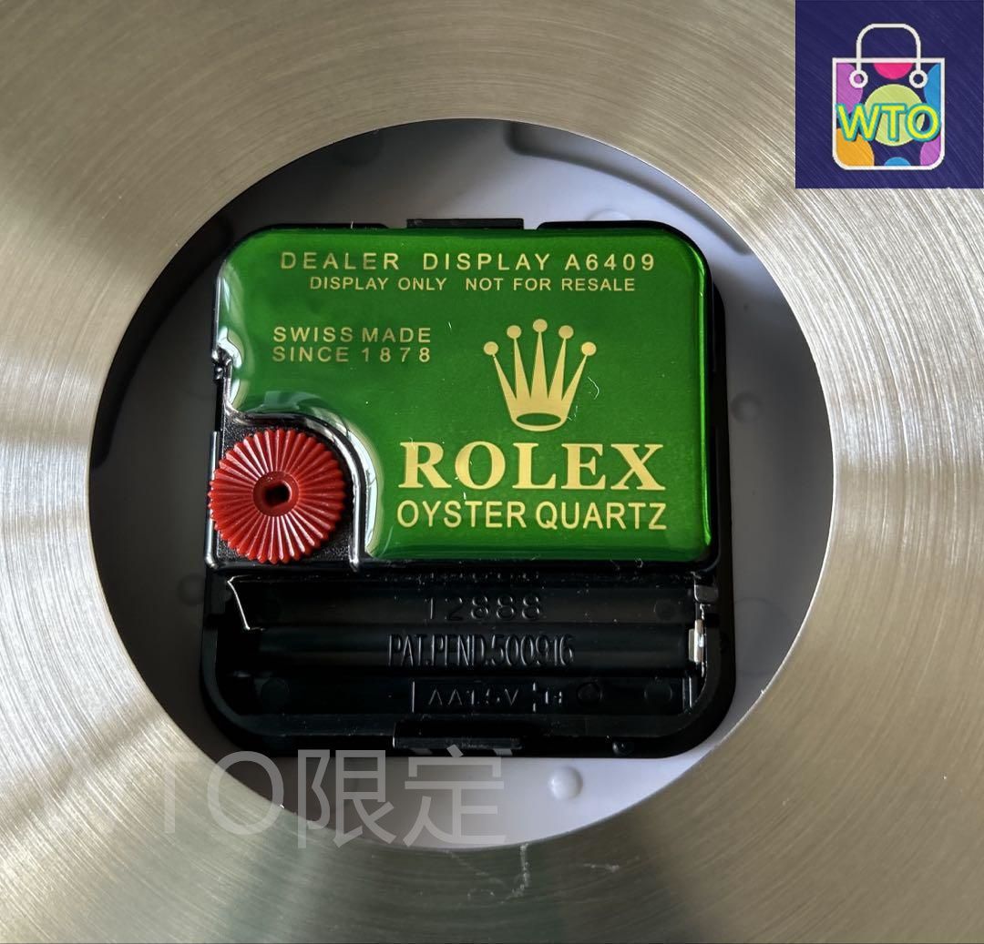 海外販促品 新品 ROLEX掛け時計 GMTマスターⅡ タイプ 海外販促品 新品 ROLEXロレックス 掛け時計 GMTマスター-WTO輸入1