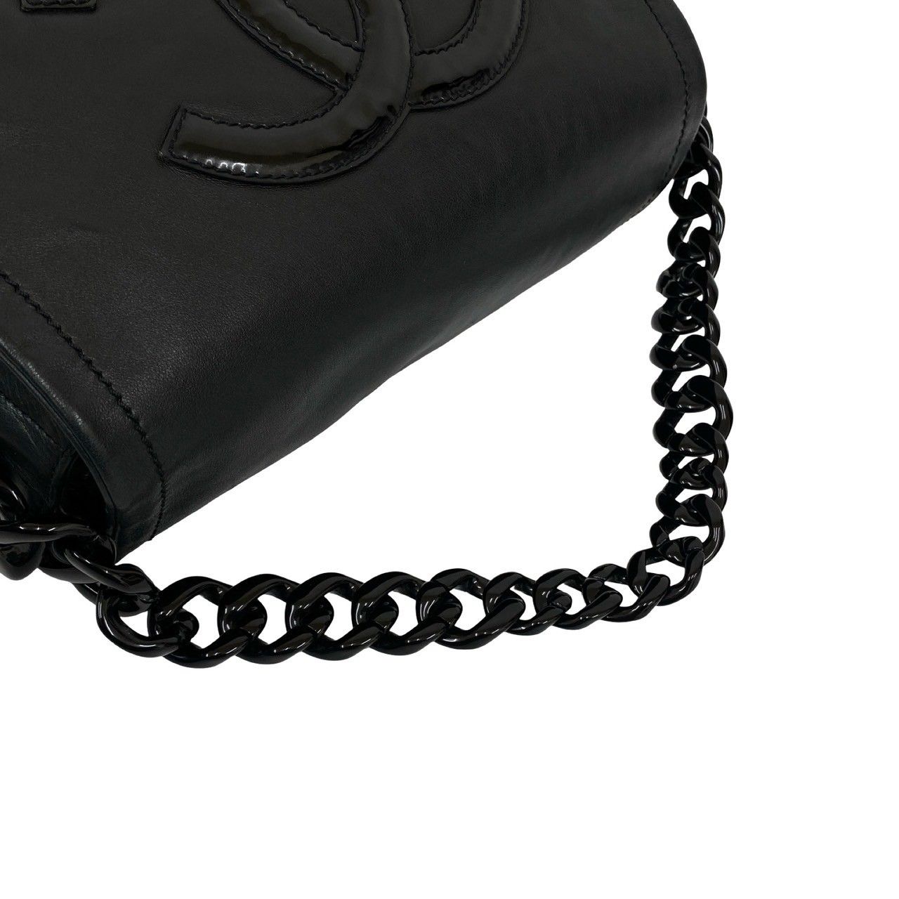 コメント値引き適用済み✅CHANEL ココマーク ハンドバッグ レザー シール◎ ほぼ未使用 カード シール有 11番台 CHANEL シャネル ココマーク