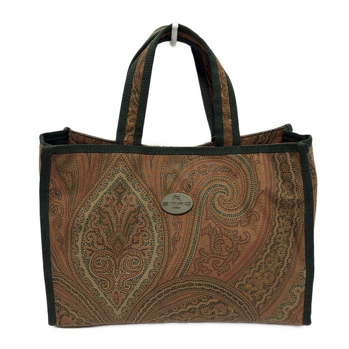 【極美品】ETRO ペイズリー ミニボストンハンドバック　鍵付き 極美品 ETRO(エトロ) ハンドバッグ美品 - レザー ETRO エトロ ミニ