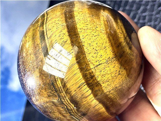 AAA級【金運UP】☆天然タイガーアイ丸玉B88A1/59A16A 【公式通販】