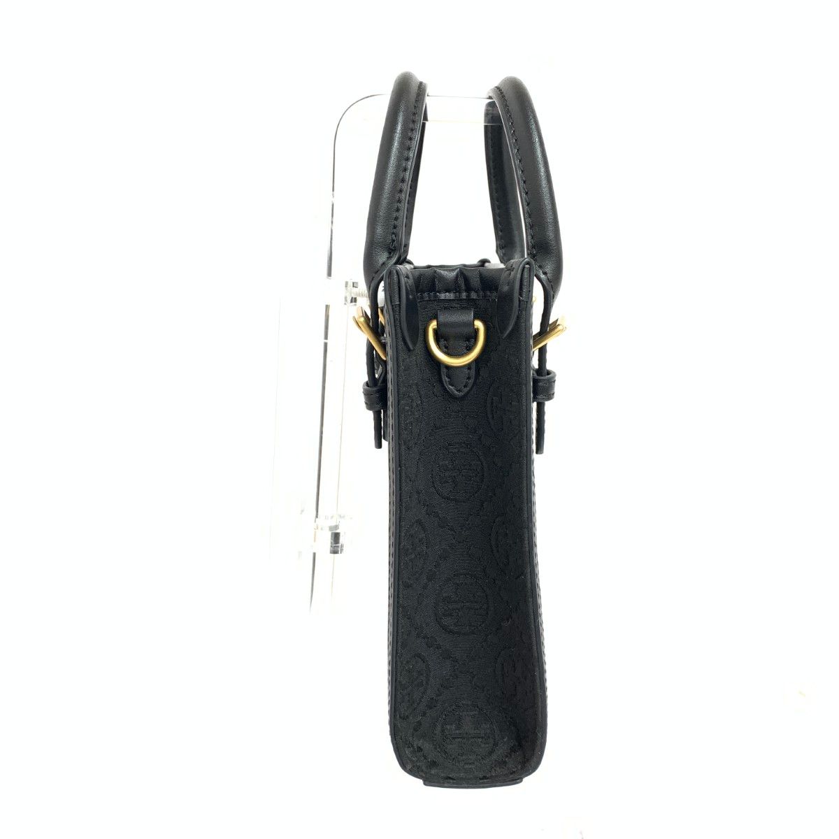 TORYBURCH トリーバーチ 2WAYバッグ  モノグラムジャガード キャンバス    ブラック レディース / 240001171089 TORYBURCH トリーバーチ 2WAYバッグ モノグラムジャガード キャンバス