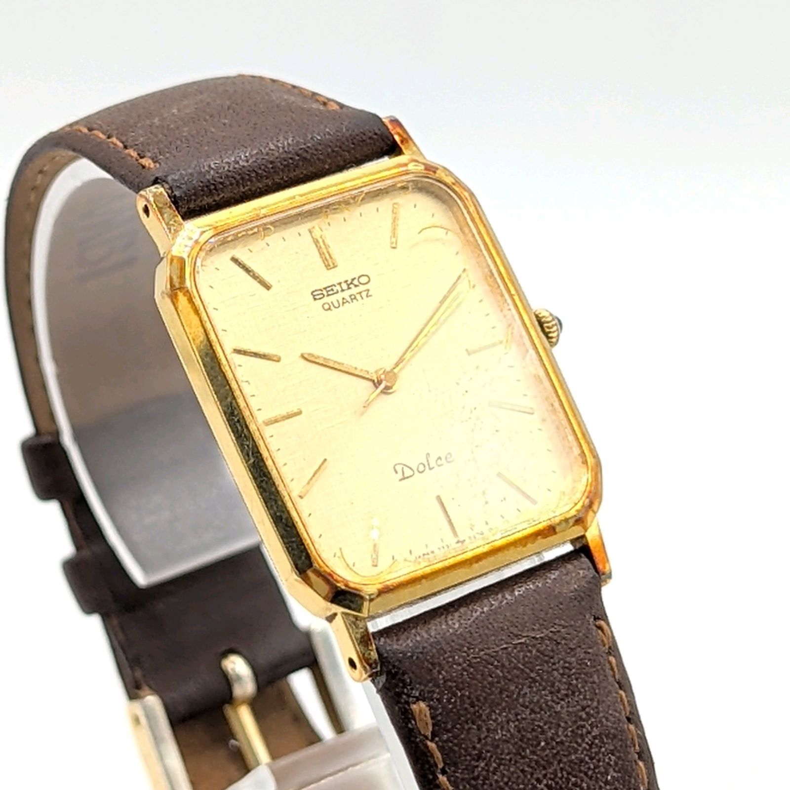 中古品】SEIKOセイコー DOLCEドルチェ 腕時計 7731-5240 クオーツ 