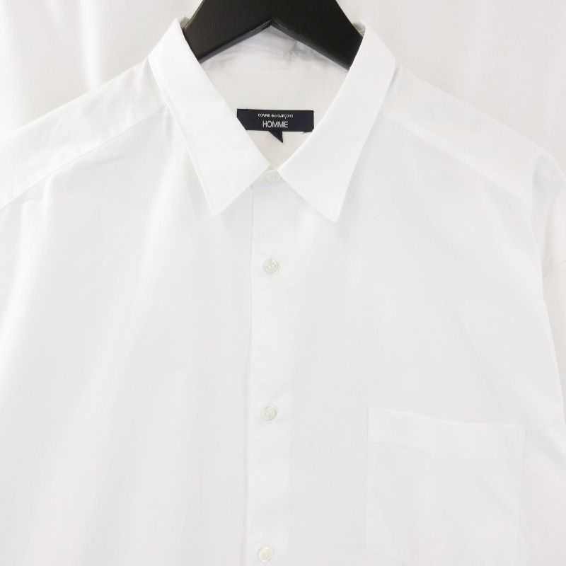 【カレンターコイズ】 コムデギャルソンオム　綿ブロードシャツHM-B102 COMME des GARCONS HOMME - コムデギャルソンオム 綿ブロードL/Sシャツ