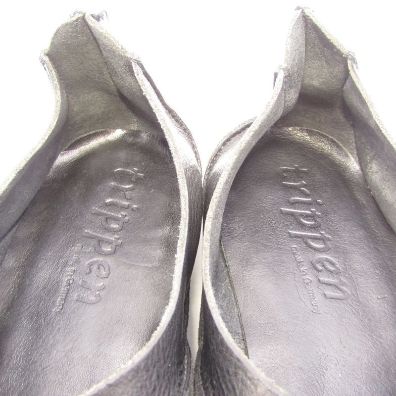 trippen トリッペン 38 フラットシューズ SCHNECKE レザー パンプス