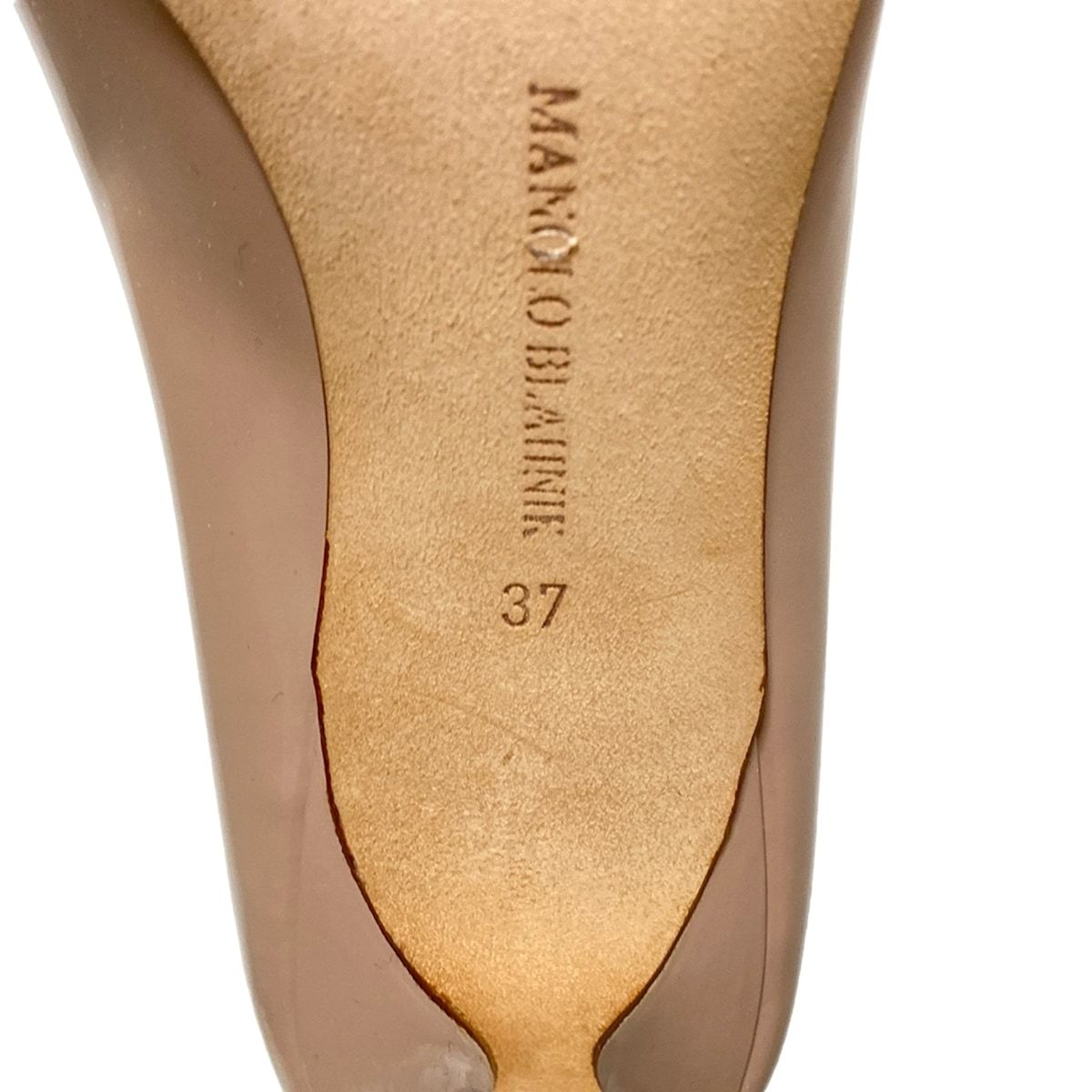 MANOLO BLAHNIK・マノロブラニク・ベージュパンプス37 マノロブラニク・マノロブラニク・ベージュパンプス37