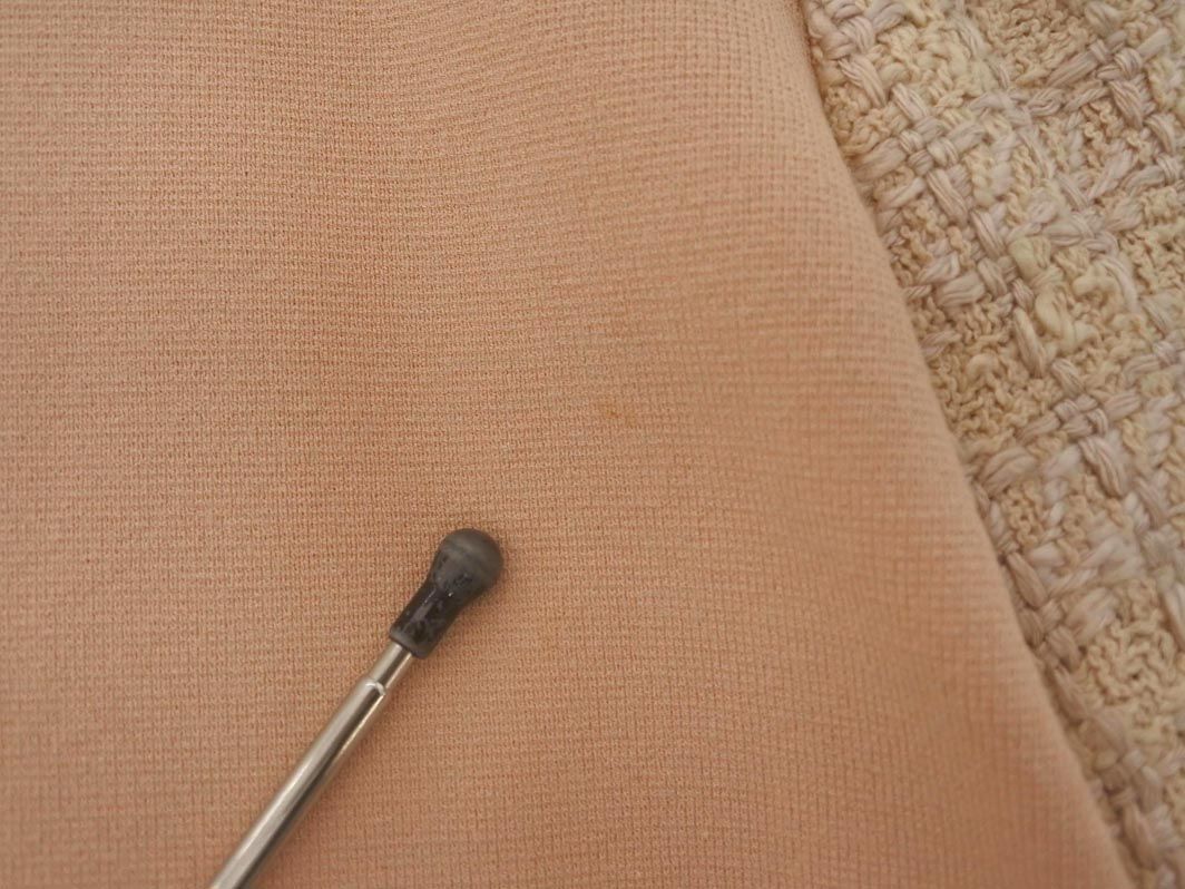 FOXEY ノーカラージャケット 38 ベージュ・ピンク　新品同様　38 8009002081095_1.jpg?v=