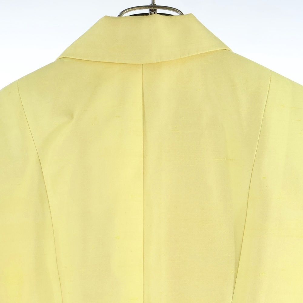 Christian Dior ディオール テーラード ジャケット レディース Christian Dior (クリスチャンディオール) コットン シルク ロゴボタン