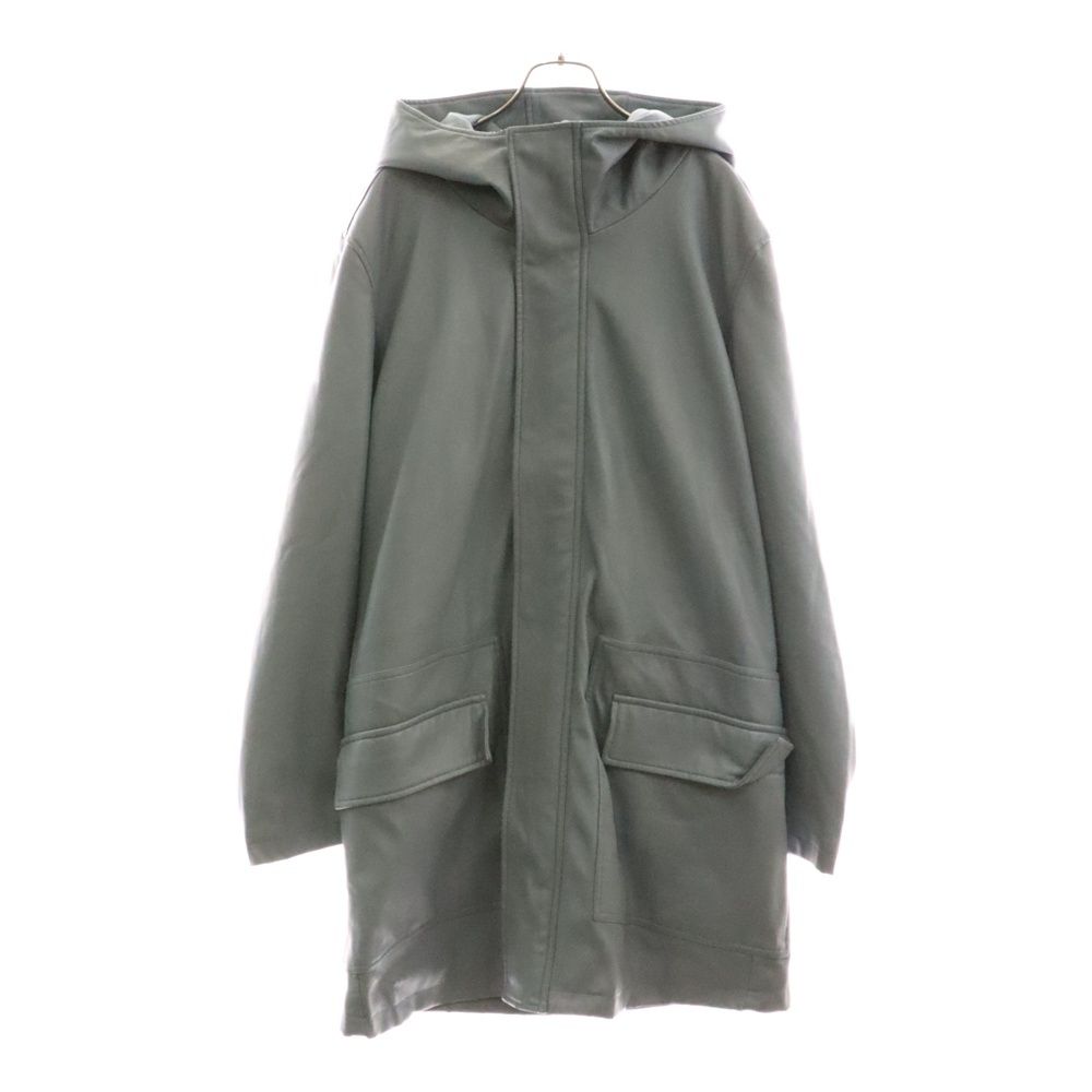 noID (ノーアイディー) フード付きコート レザージャケット ライト