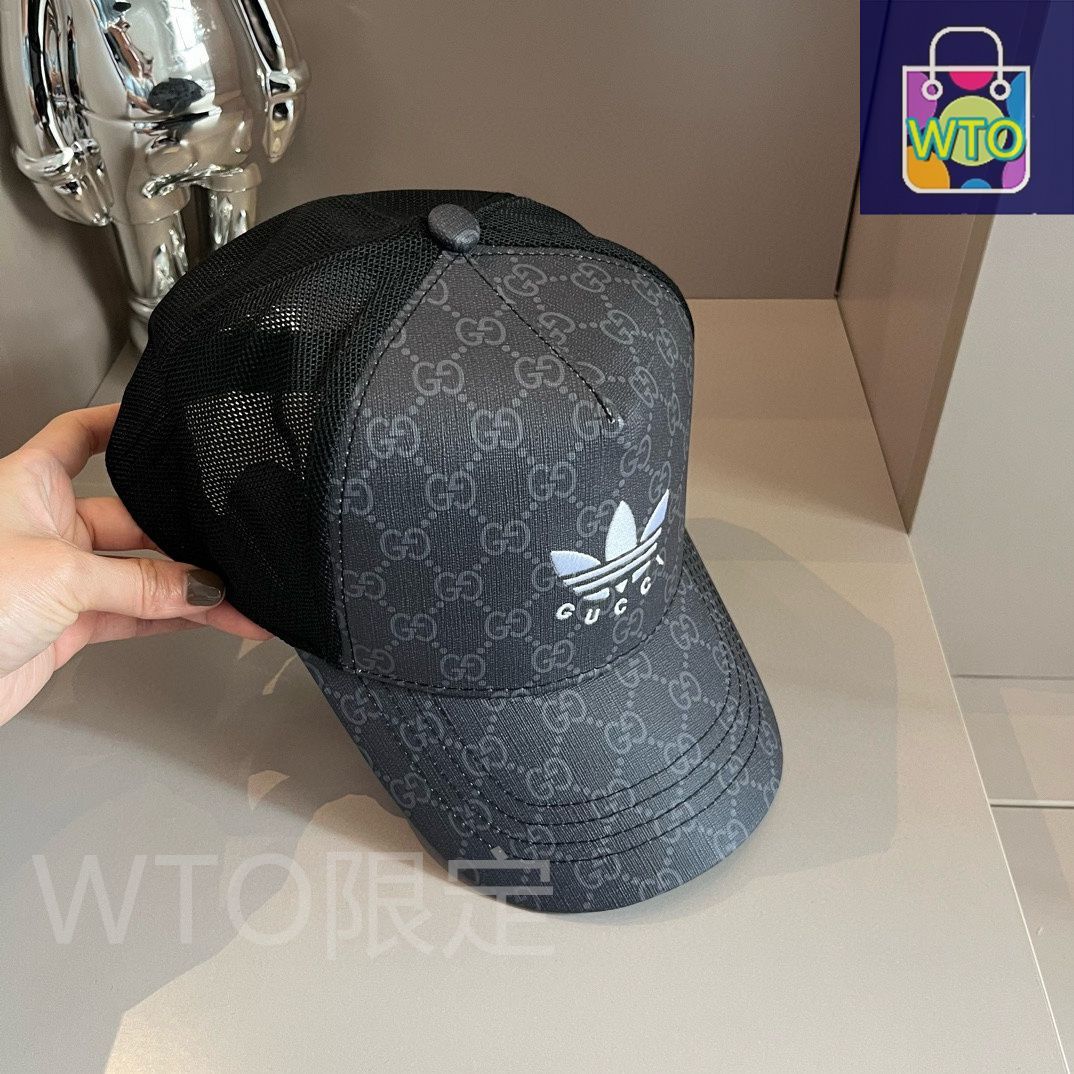 新品未使用　GUCCI グッチ　メッシュキャップ　22ss Mサイズ Gucci グッチ メッシュ ベースボールキャップ 男女兼用 外注大量生産