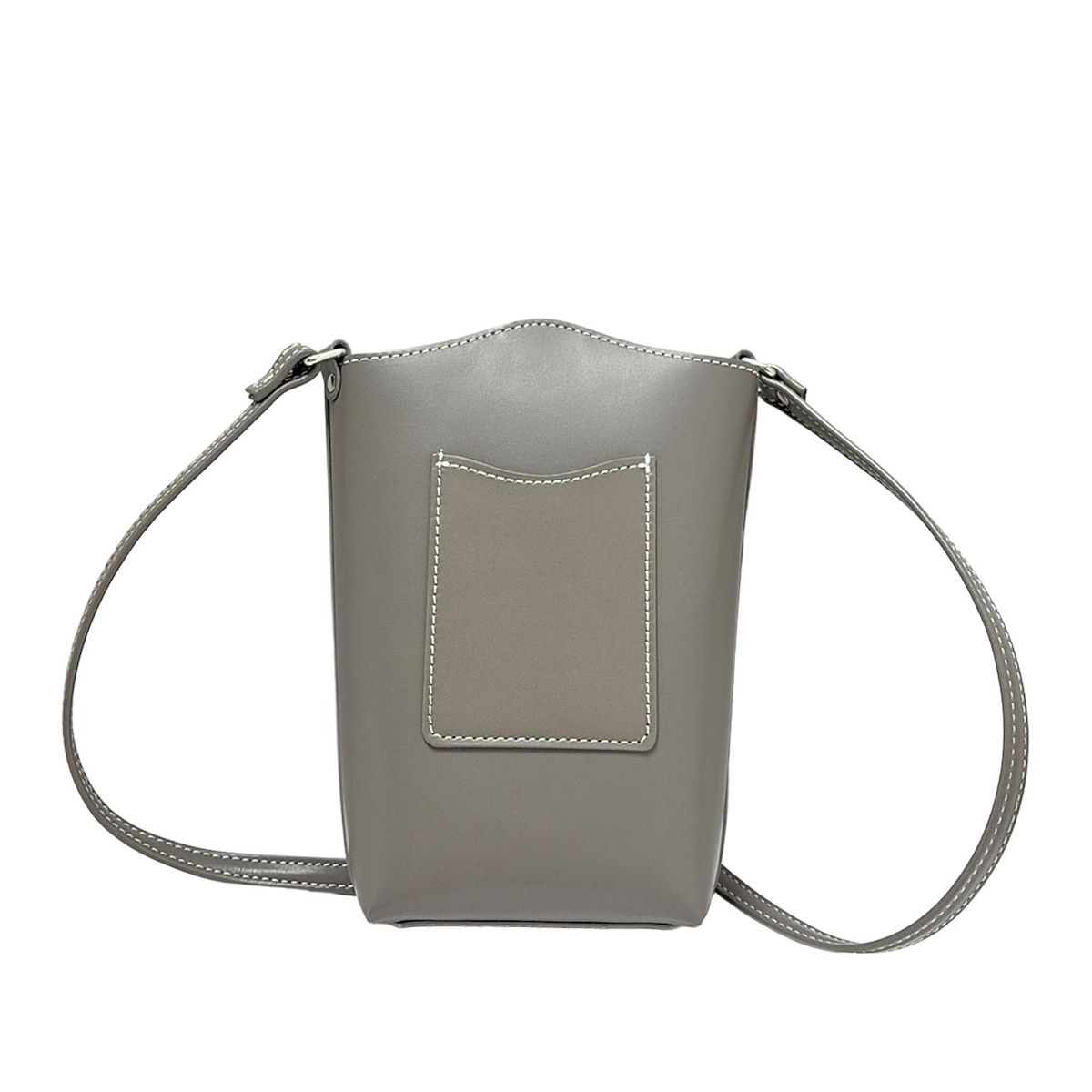 KITAMURA(キタムラ) ショルダーバッグ美品 - グレー ミニバッグ/斜