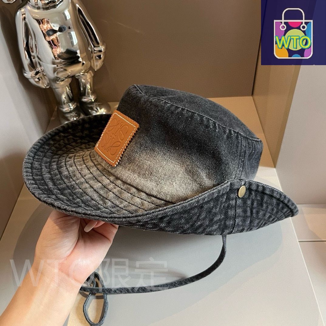 LOEWE ロエウェ デニムフィッシャーマンハット - メルカリ