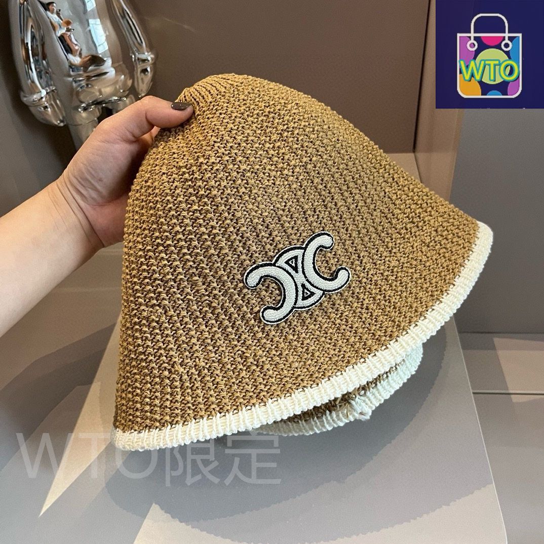 Celine シャネル ノーベルティ ハンドグラブ ハット 編み物バケット