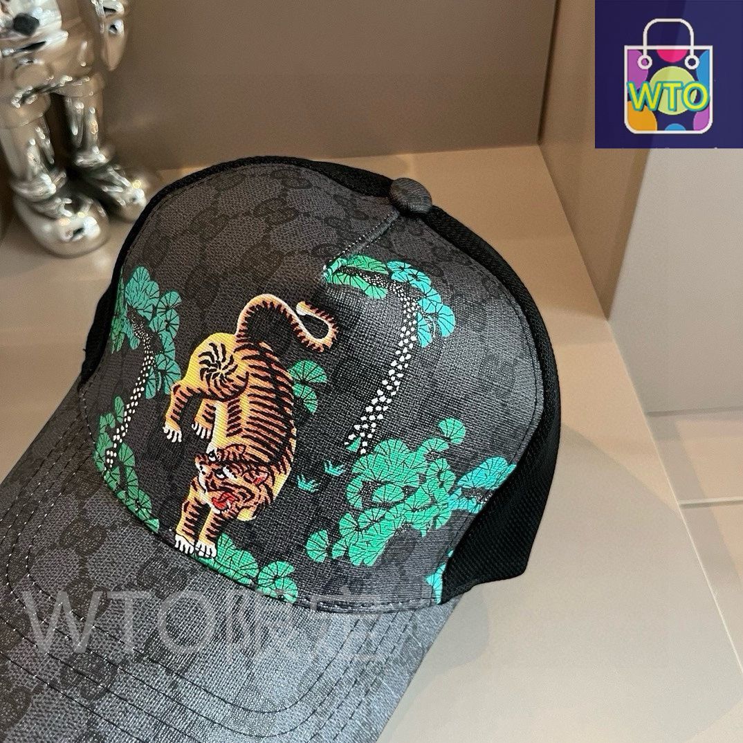 新品未使用　GUCCI グッチ　メッシュキャップ　22ss Mサイズ GUCCI グッチ キャップ ベースボール サイズM メッシュ 黒 ブラック