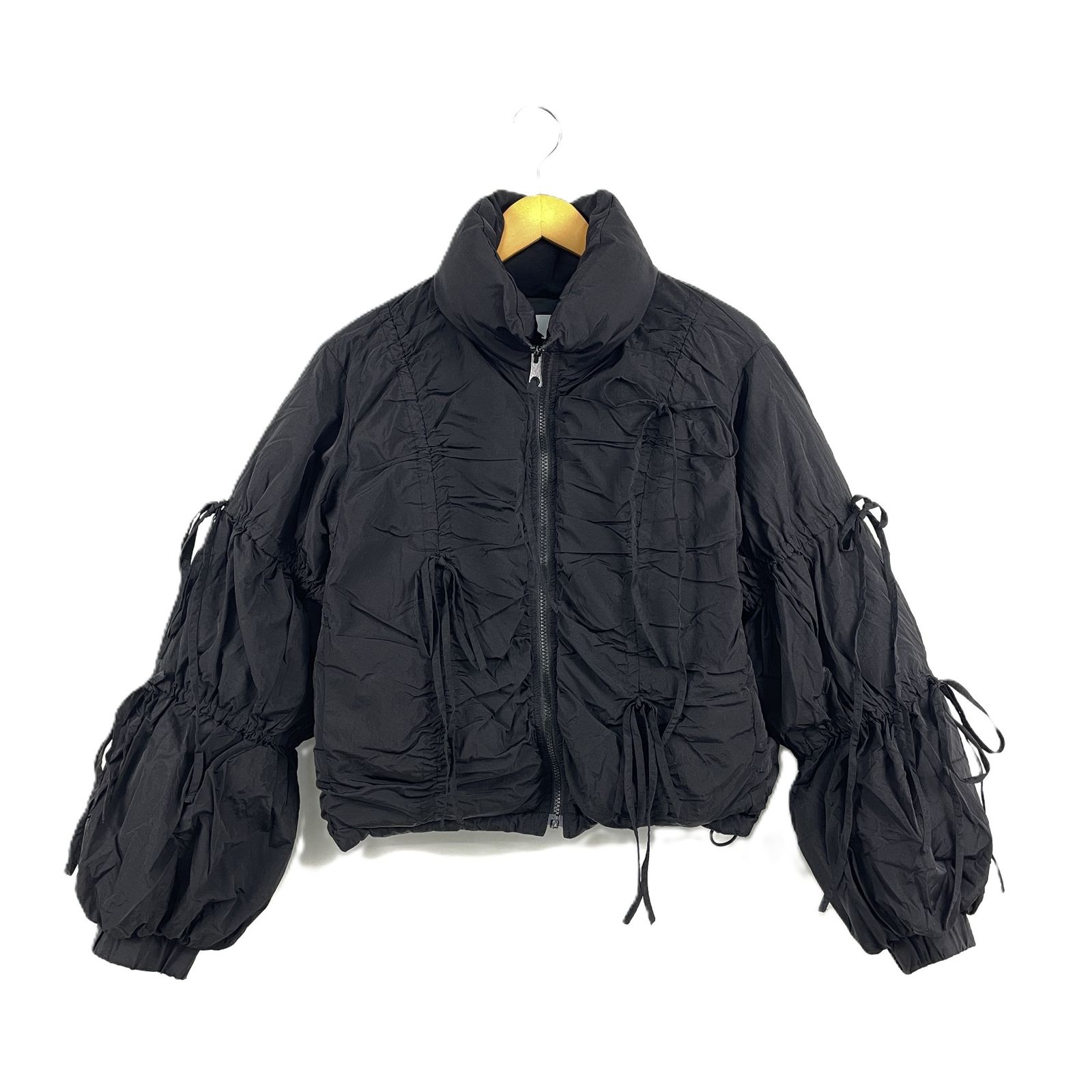 SLY スライ 030HAZ30-2741 RIBBON GATHER PUFFER ジャケット リボン 