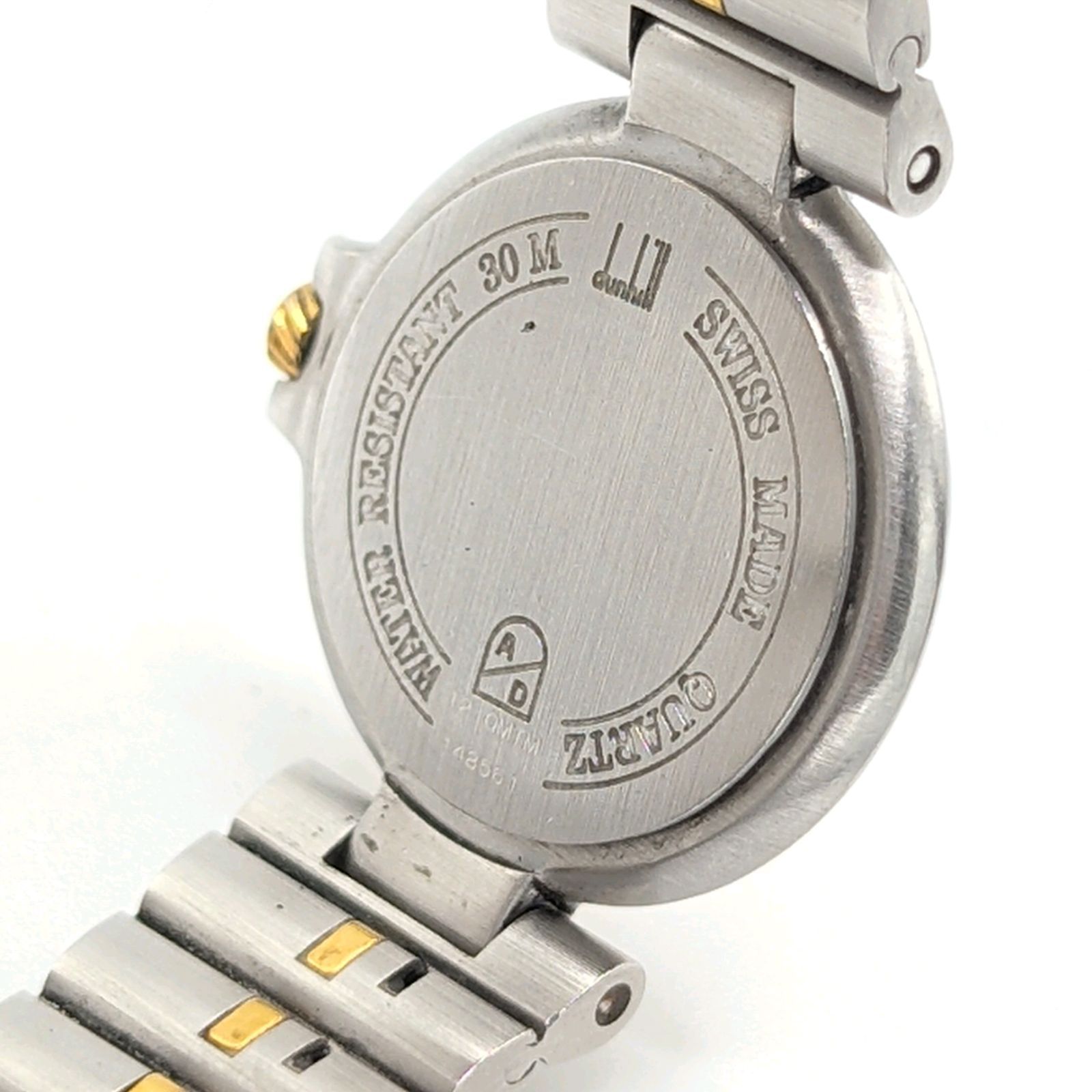 Dunhill Watch Ladies Quartz Round Gold Gold dial Y2K 00S Vintage