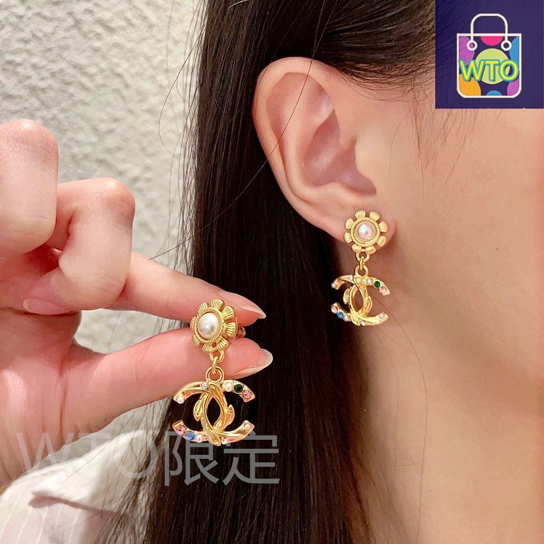 今日特価】Chanel 中古アルファベットピアス！送料無料 限定優惠