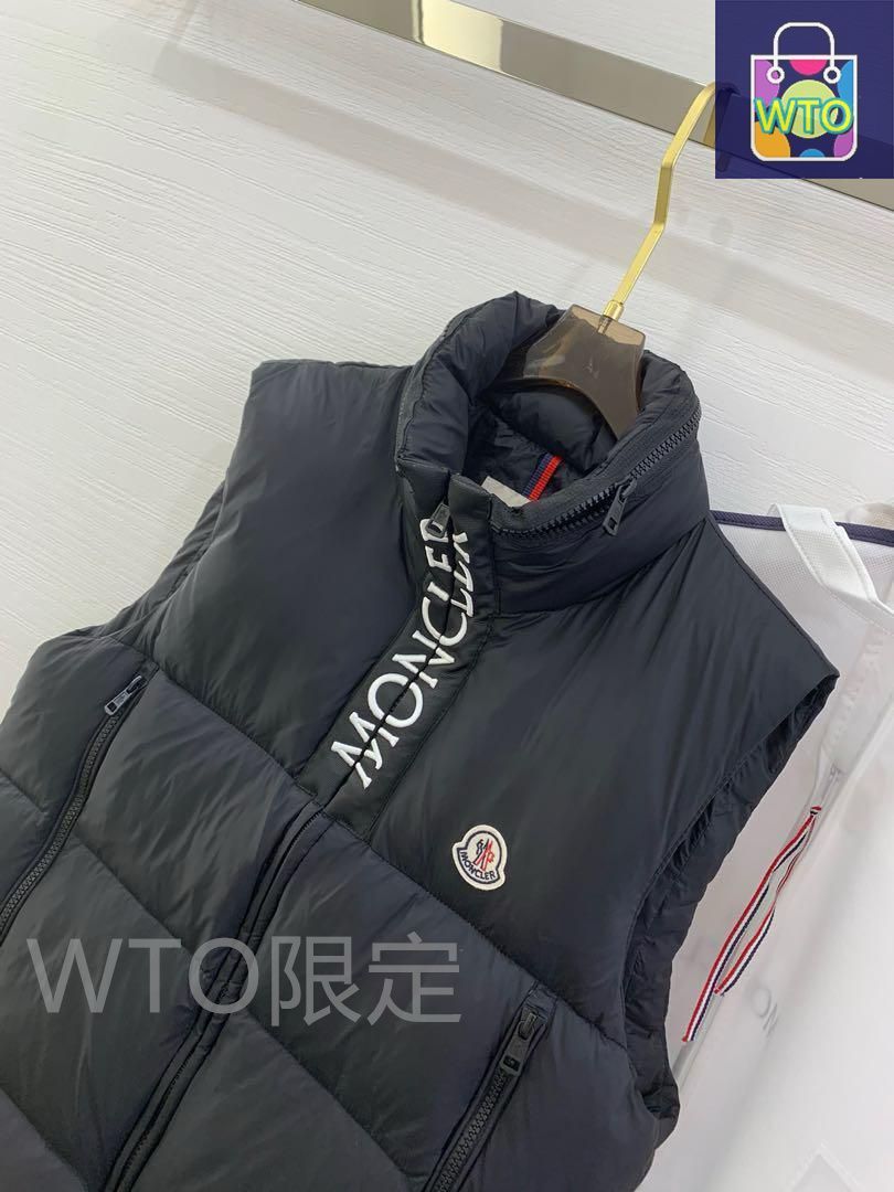 MONCLER ブラック ダウンベスト｜本日限定特価｜新品未使用 - メルカリ