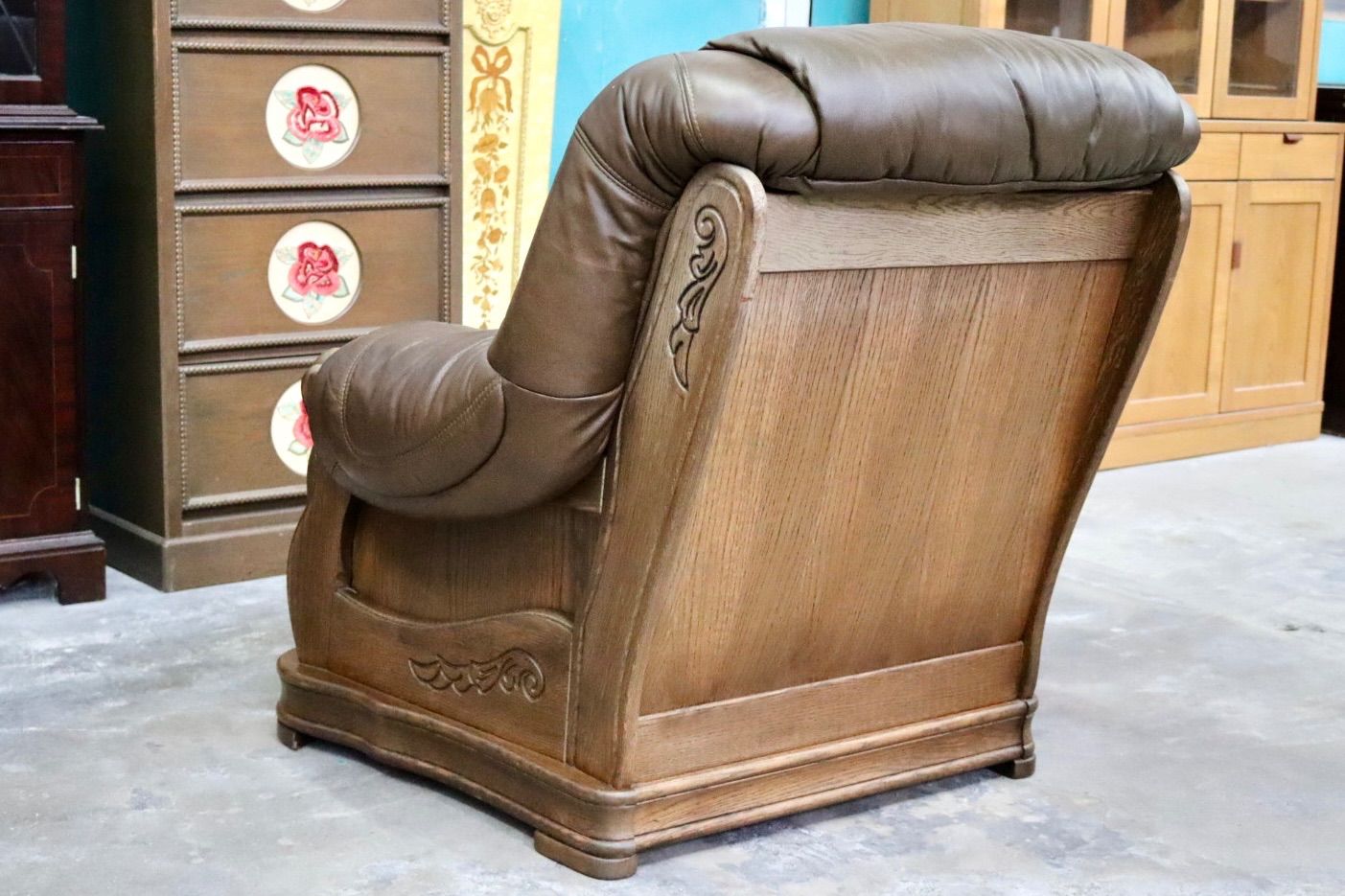 GMIK622A○オランダ製 ダッチカントリー 1人掛けソファ シングルソファ