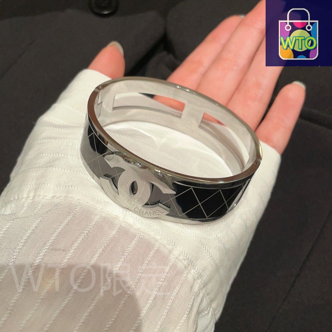 今日特価】CHANEL シャネル 新モデル 幅広菱格模様ブレスレット 超