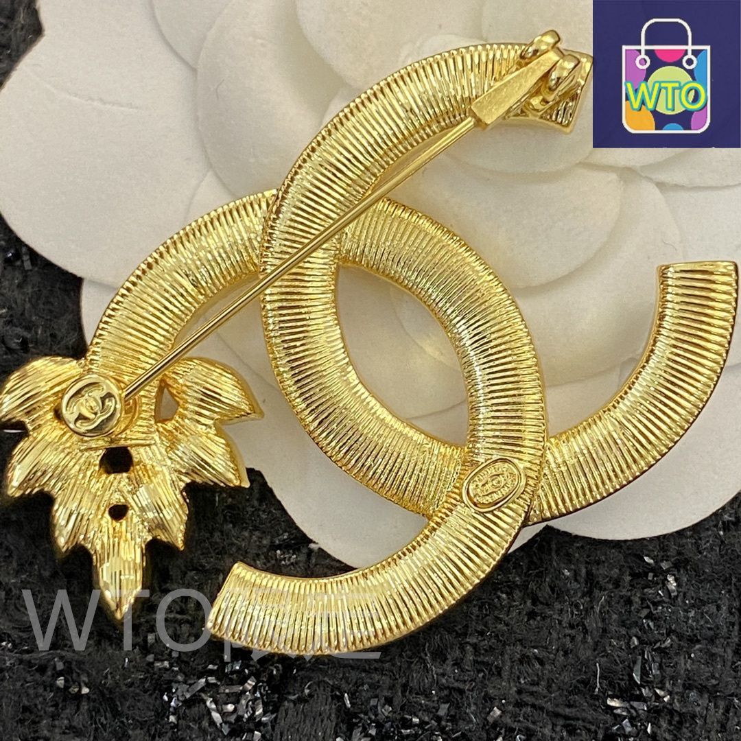 今日特価】CHANEL シャネル 22 年 金色麦穂ダイヤブローチ? - メルカリ