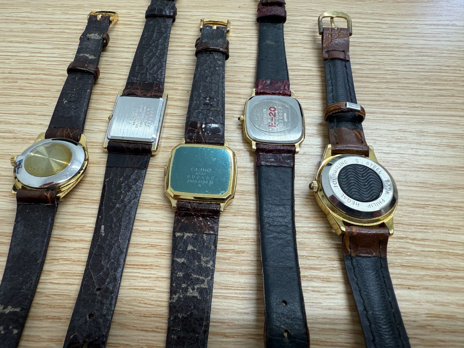 ジャンク品　古時計 PLATINUM プラチナ 万年筆 10YEARPEN 374902 笹 竹 半透明 ジャンク品