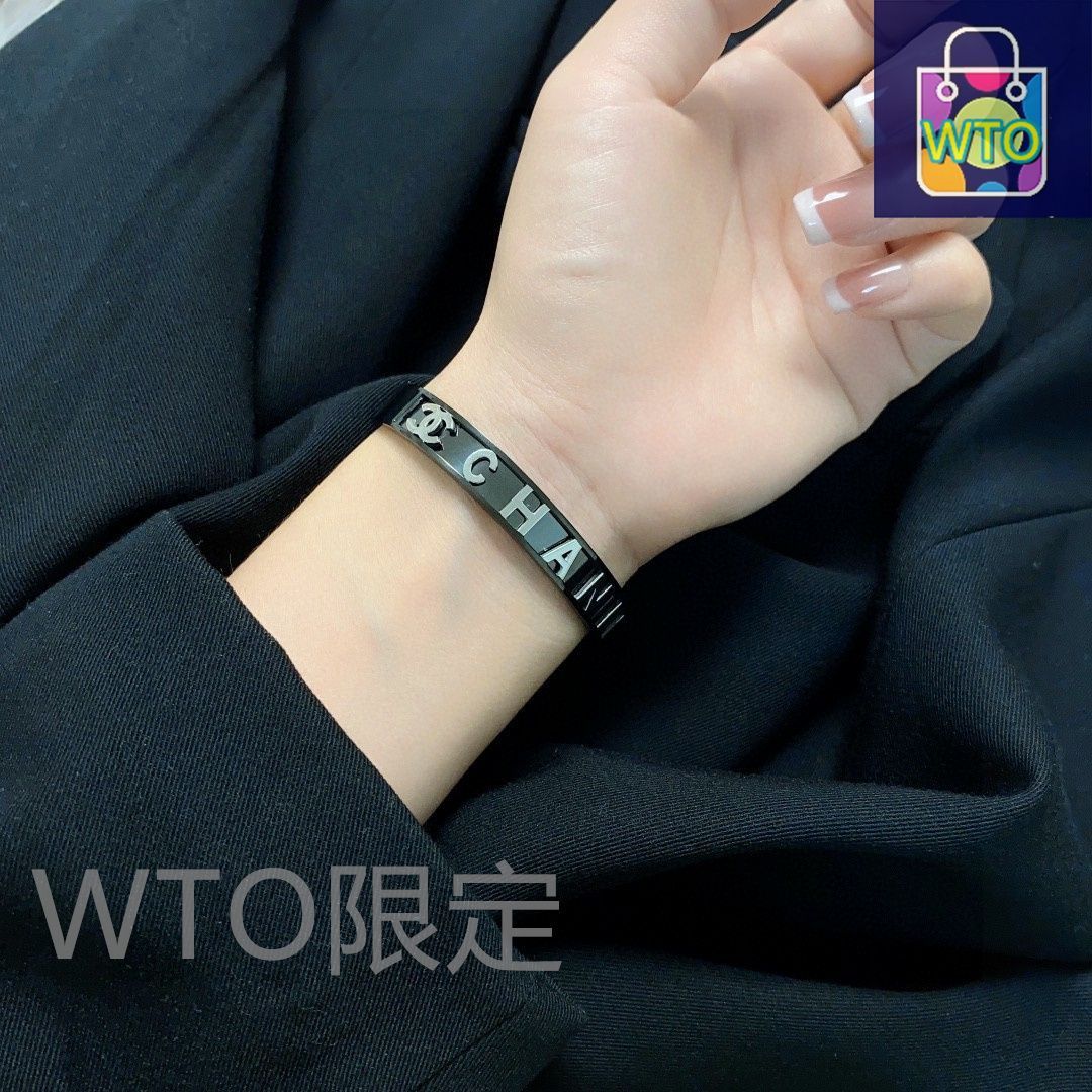 正規品】最終値下げCHANEL ブラックレザー ブレスレット ヘア