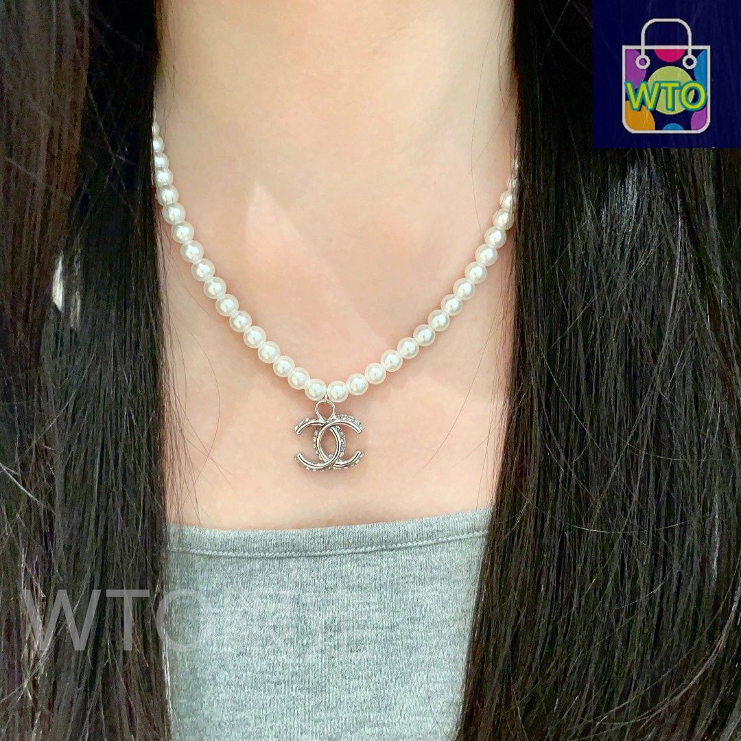 今日特価】Chanel ヴィンテージ アルファベットネックレス 送料無料