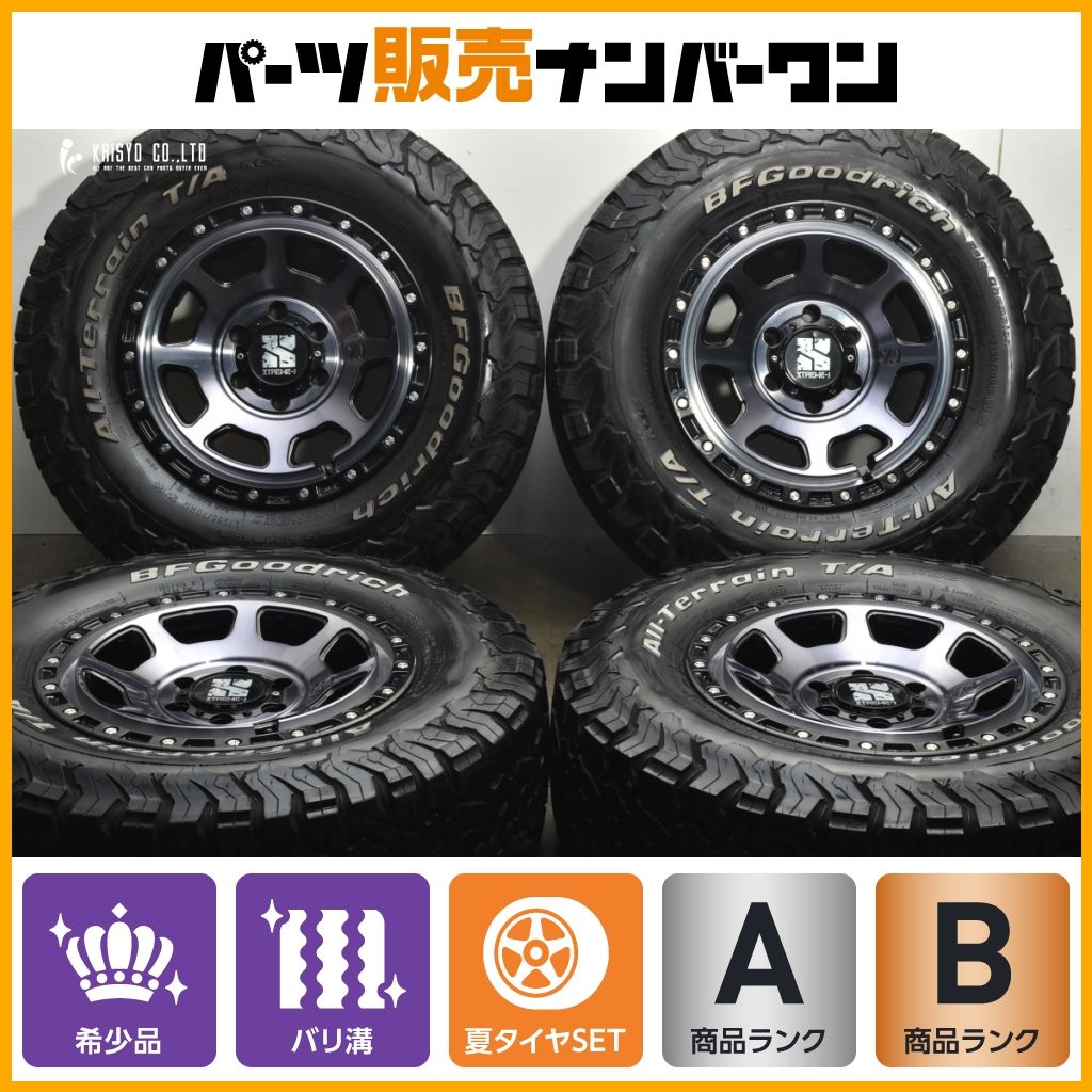 ランクル等 アルミホイール バリ溝 BF グッドリッチ タイヤ 4本 ランクル等 アルミホイール バリ溝 BF グッドリッチ タイヤ 4本