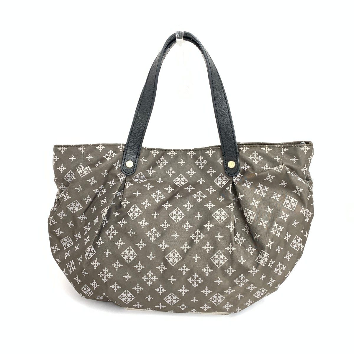 russet ラシット 2WAYトートバッグ モノグラム ナイロン グレー