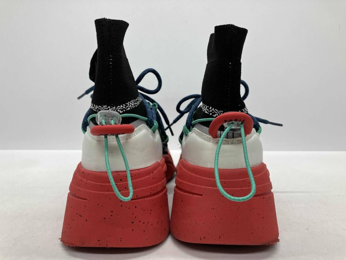KENZO K Sock High Top W. ケンゾー スニーカー ブラック レッド
