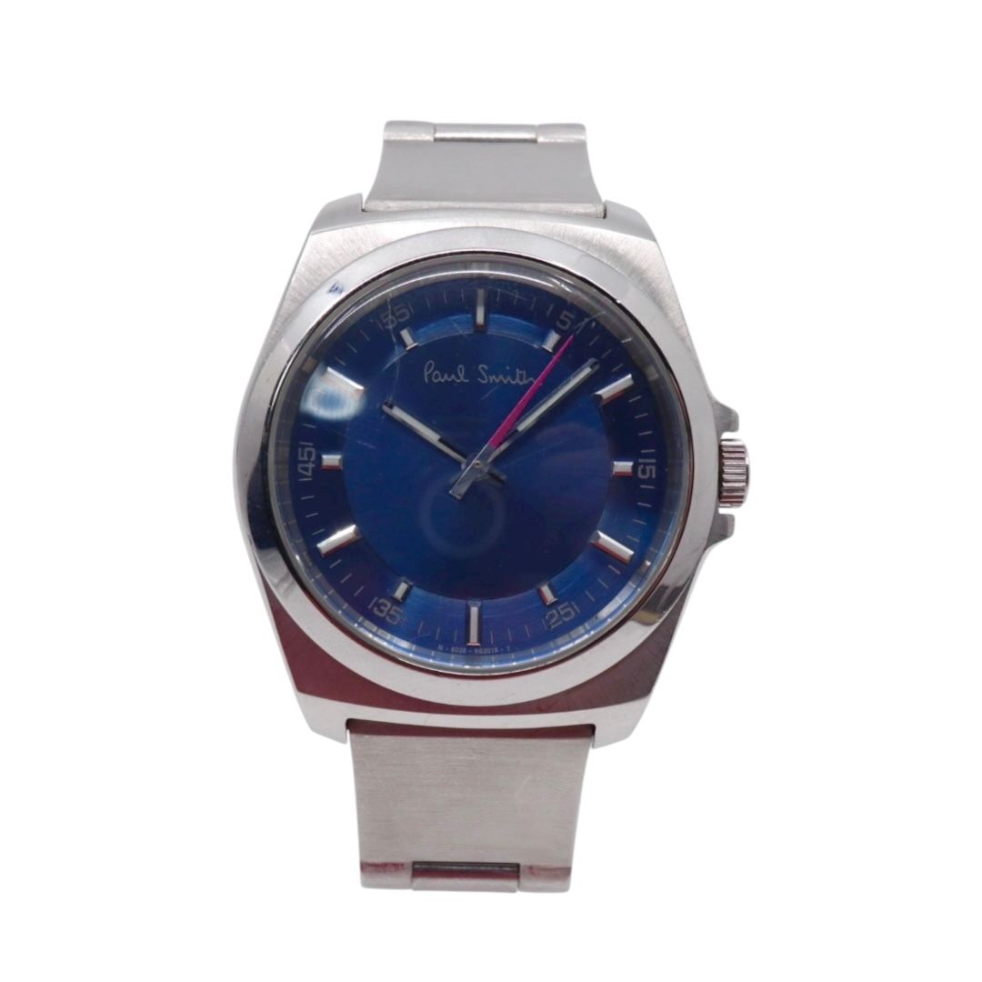 ポールスミス クローズドアイズ 腕時計 メンズ クォーツ ブルー文字盤