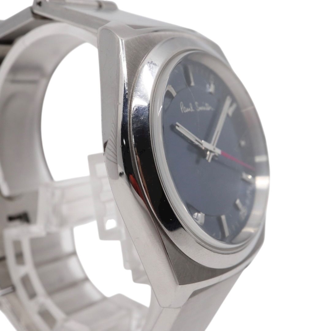 ポールスミス クローズドアイズ 腕時計 メンズ クォーツ ブルー文字盤