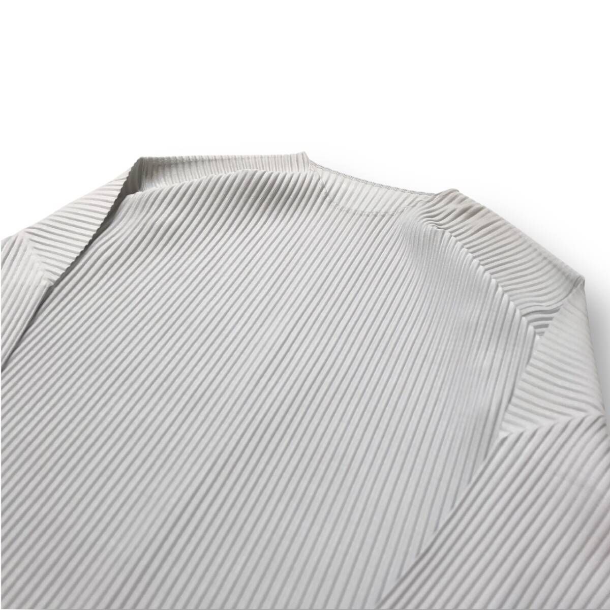 HOMME PLISSEISSEY MIY AKE BASIC ロングカットソー HP55JK021 サイズ3