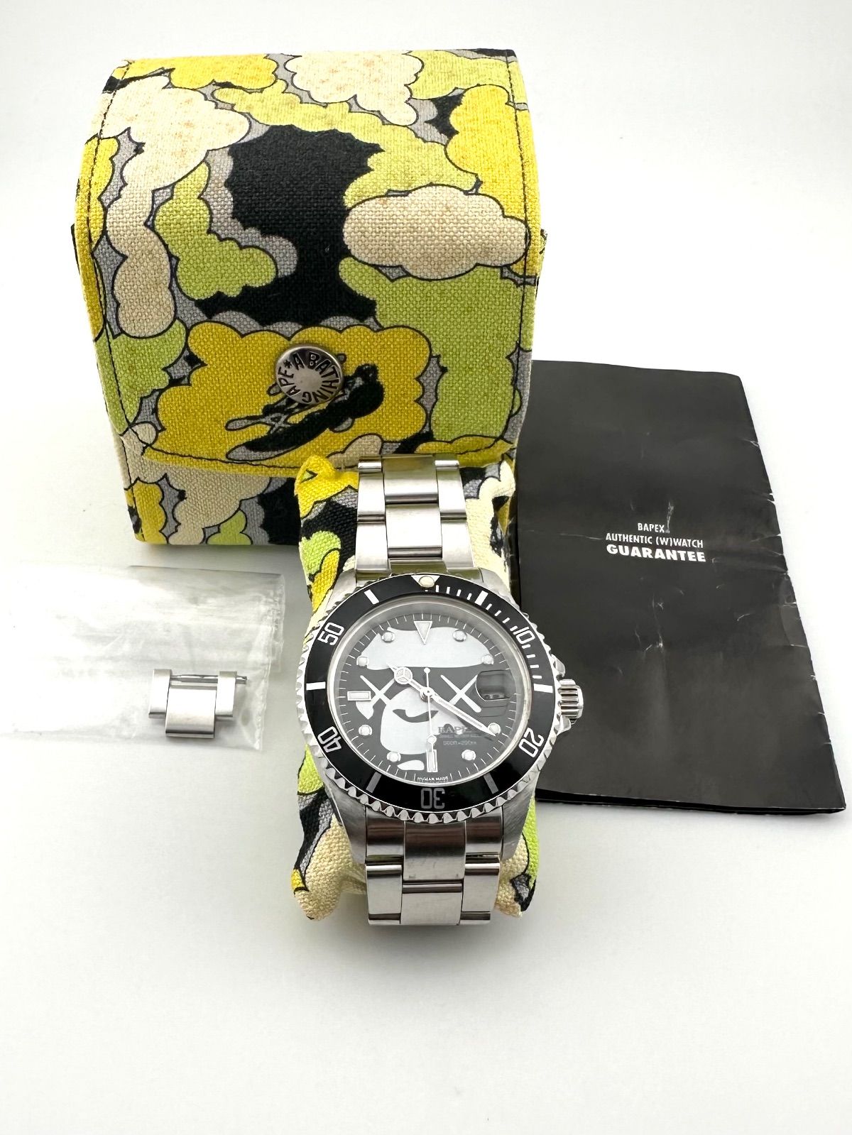 A BATHING APE BAPEX サルマリーナ KAWS 限定 自動巻き時計 ベイプ