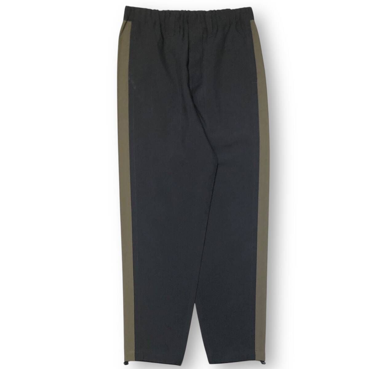 23 AW IM MEN FLUT bicolor pants フラットバイ パンツ カーキ ブラック サイズ2 アイムメン