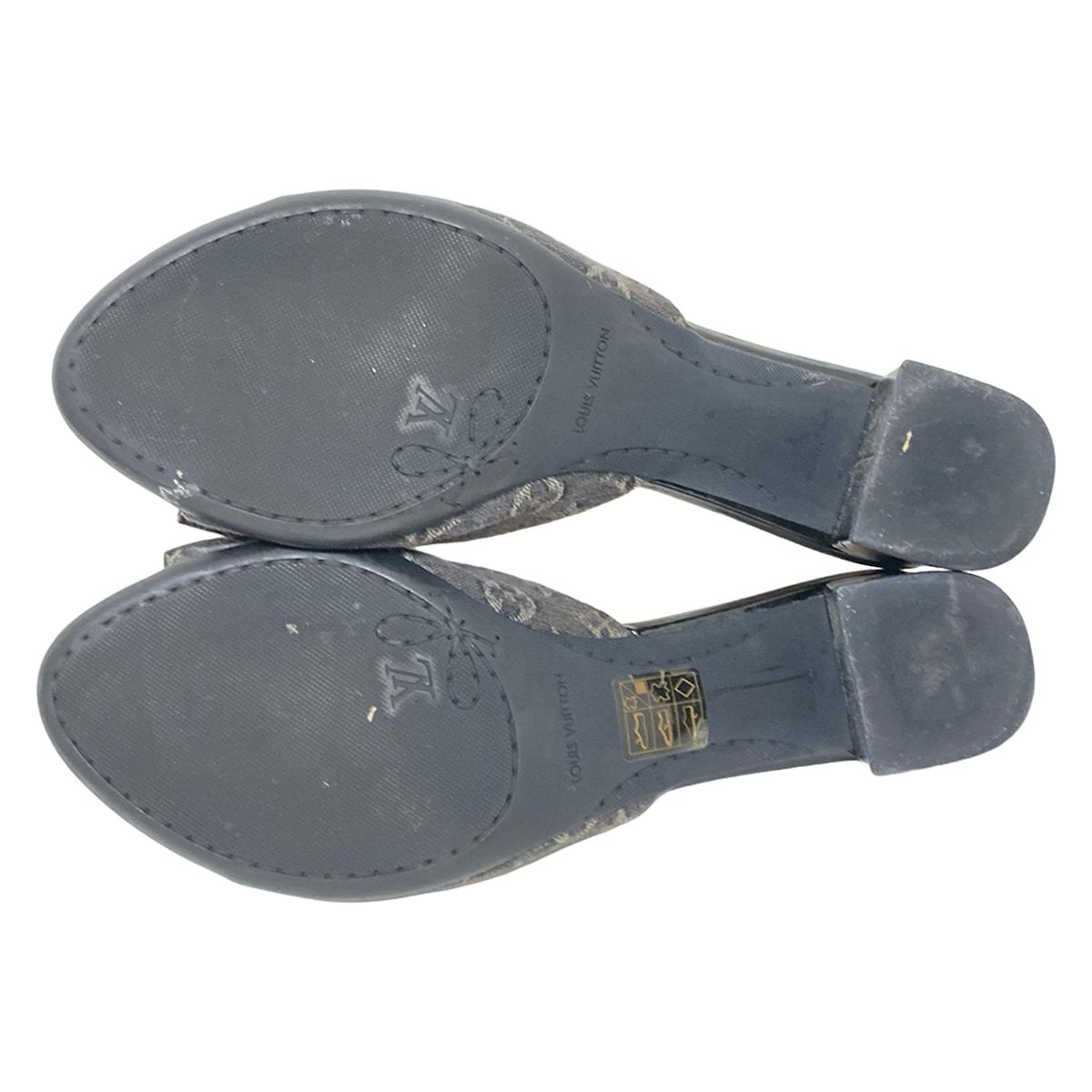 ルイヴィトン ミュール 36 1/2 美品 ルイヴィトン ローマライン