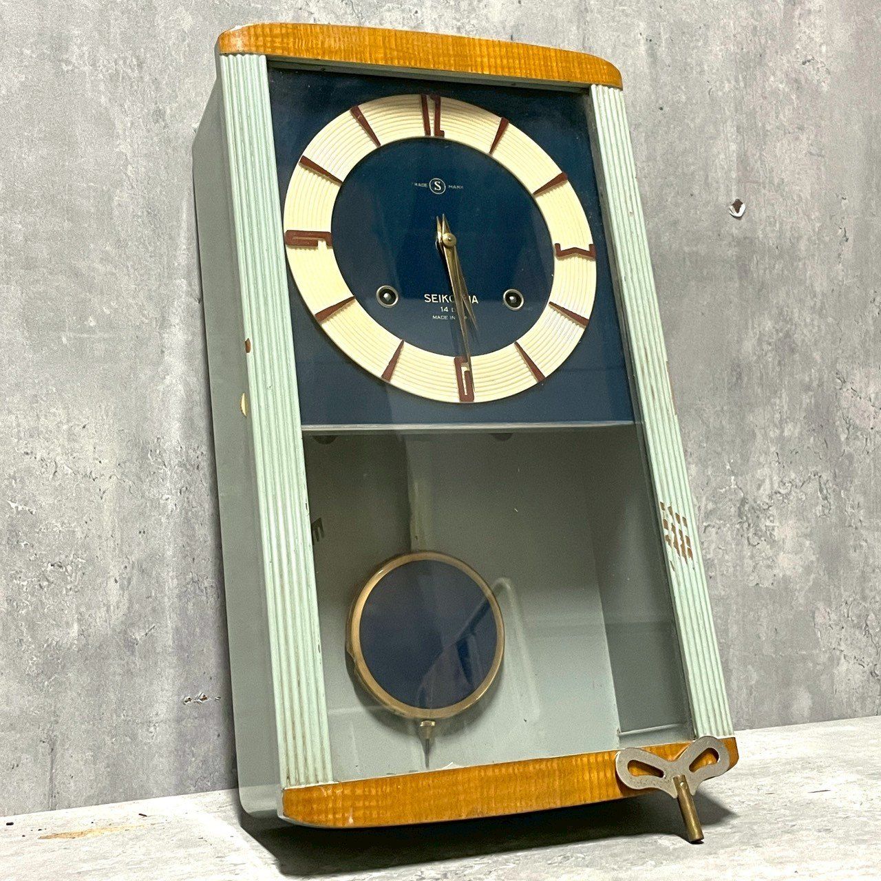 希少】SEIKOSHA(精工舎) 振り子時計 ミッドセンチュリー 北欧 壁掛