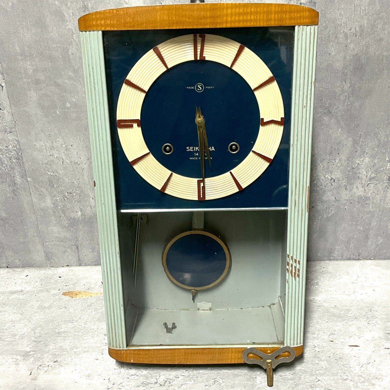希少】SEIKOSHA(精工舎) 振り子時計 ミッドセンチュリー 北欧 壁掛