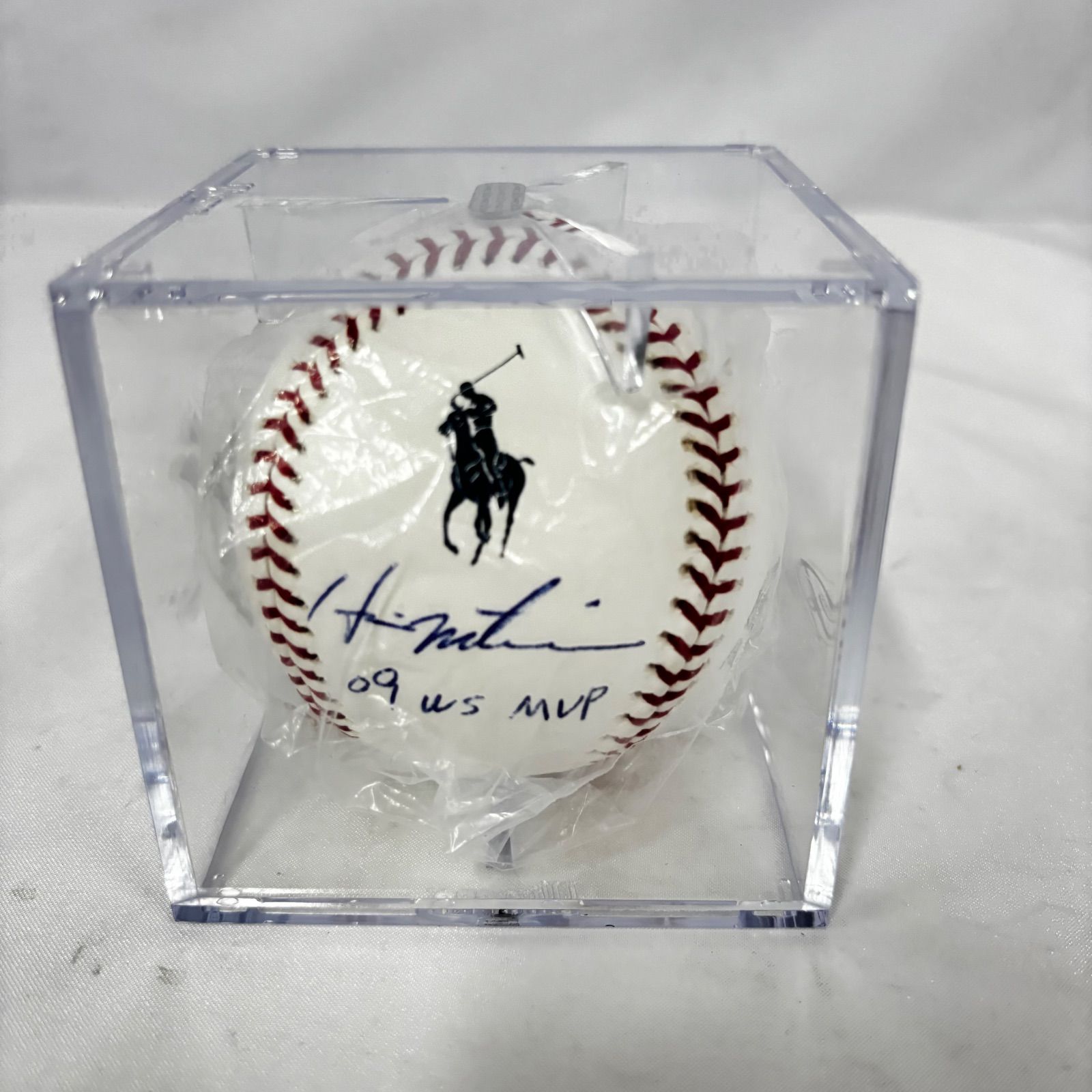 MLB 球 Yankees Polo Ralph Lauren サイン 松井秀喜 09 WS MVP